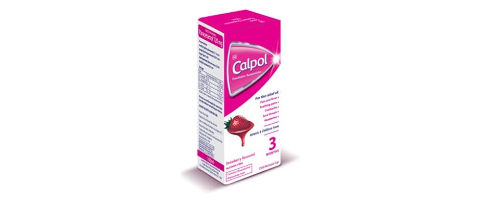 Calpol sales for teething